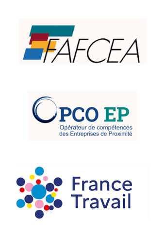 Partenaires et financeurs : FAFCEA, OPCO EP, France Travail